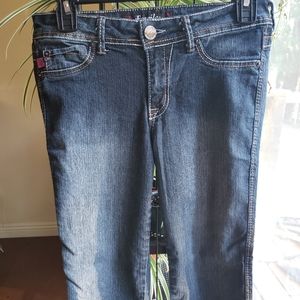 Fragile Blue Jean Capris